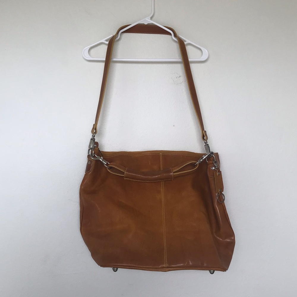 Beautiful weekender leather bag from Italy NWOT